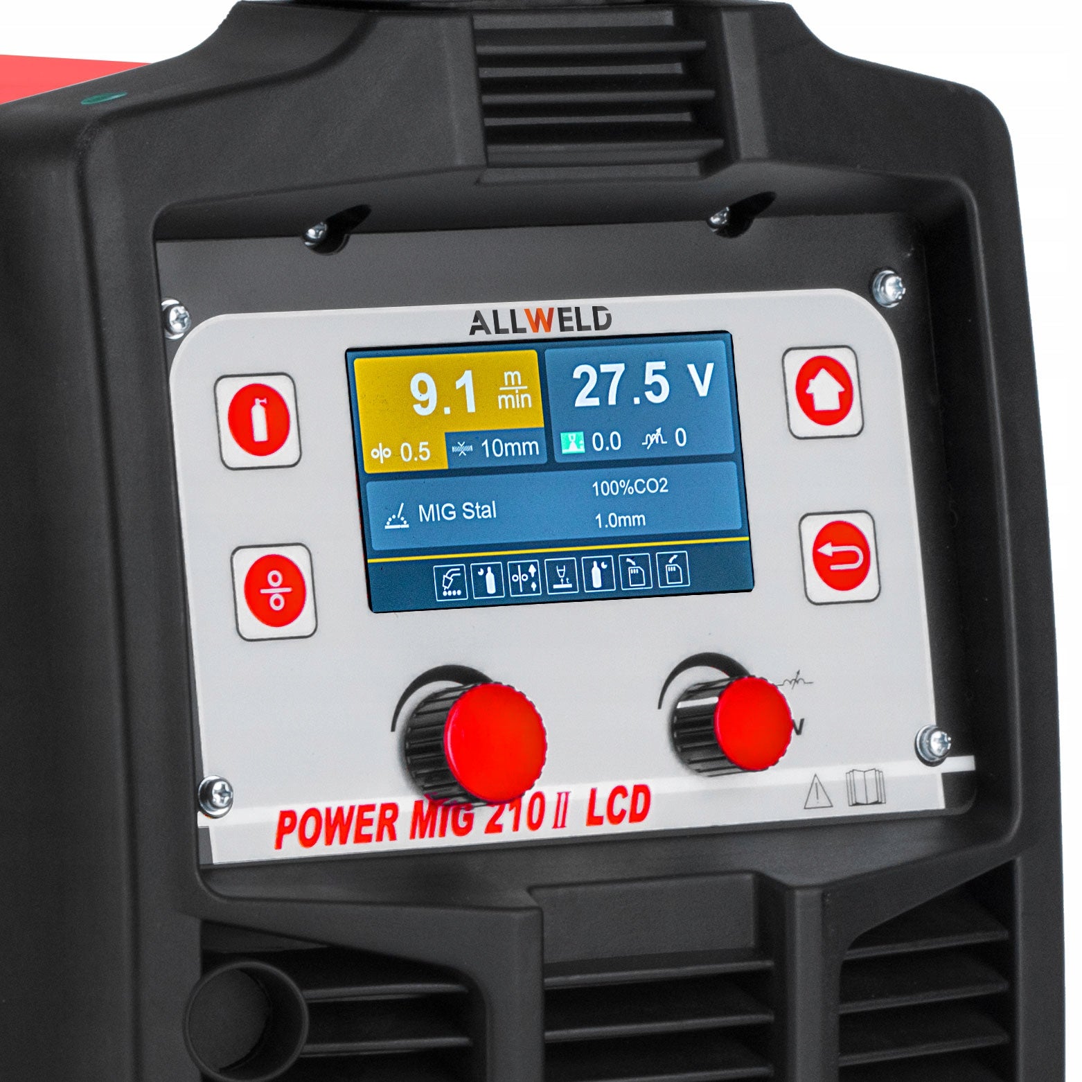 SEMI-AUTOMATIC WELDING MACHINE WELDMAN POWER MIG 210 LCD IGBT MAG MMA TIG 200A 3IN1 Brand Weldman