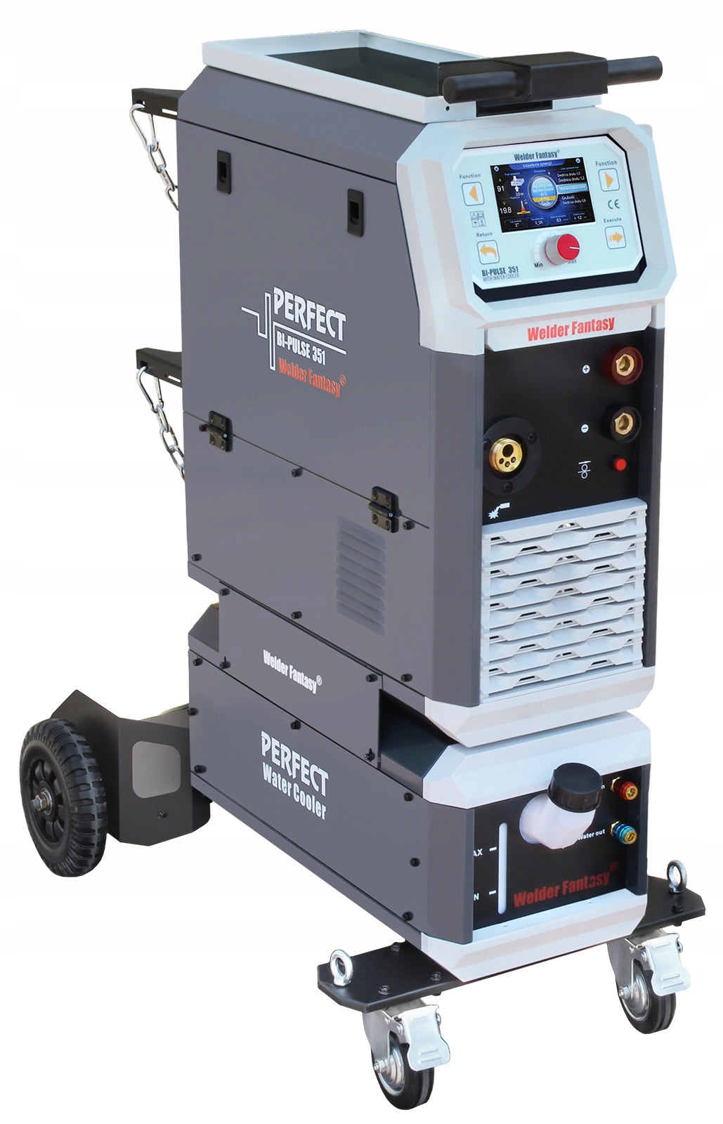 SEMI-AUTOMATIC WELDING MIGOMAT BI-PULSE 351 WELDING MACHINE MIG MAG PULSE COOLER Packaging status original