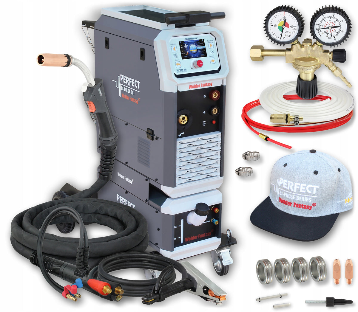 SEMI-AUTOMATIC WELDING MIGOMAT BI-PULSE 351 WELDING MACHINE MIG MAG PULSE COOLER
