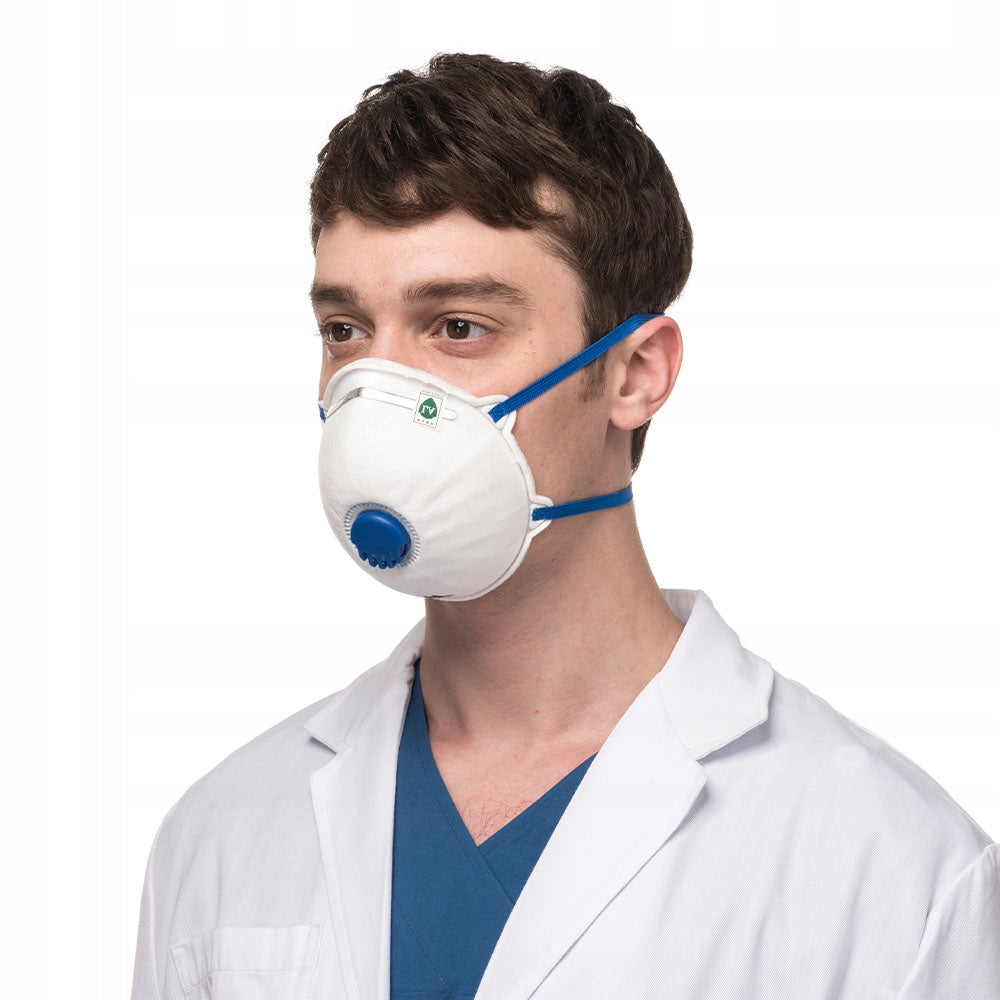 SEMI-MASK Dust MASK WITH VALVE Filter FFP2 Protective MASK BHP P2 Medical device no