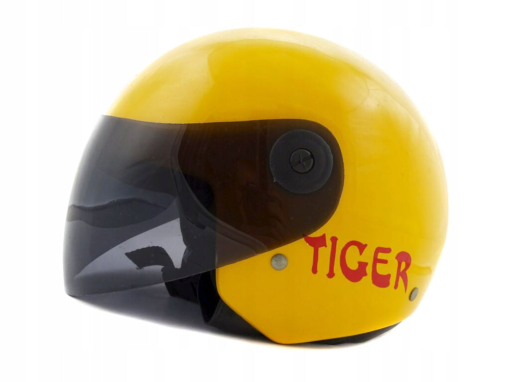 SEMI-OPEN HELMET TIGER SCOOTER CHOPPER - YELLOW XL Size other
