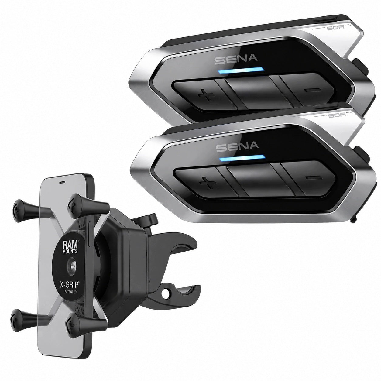 SENA 50R-02D Dual Intercom Audio Harman Kardon Phone Holder FREEBIE