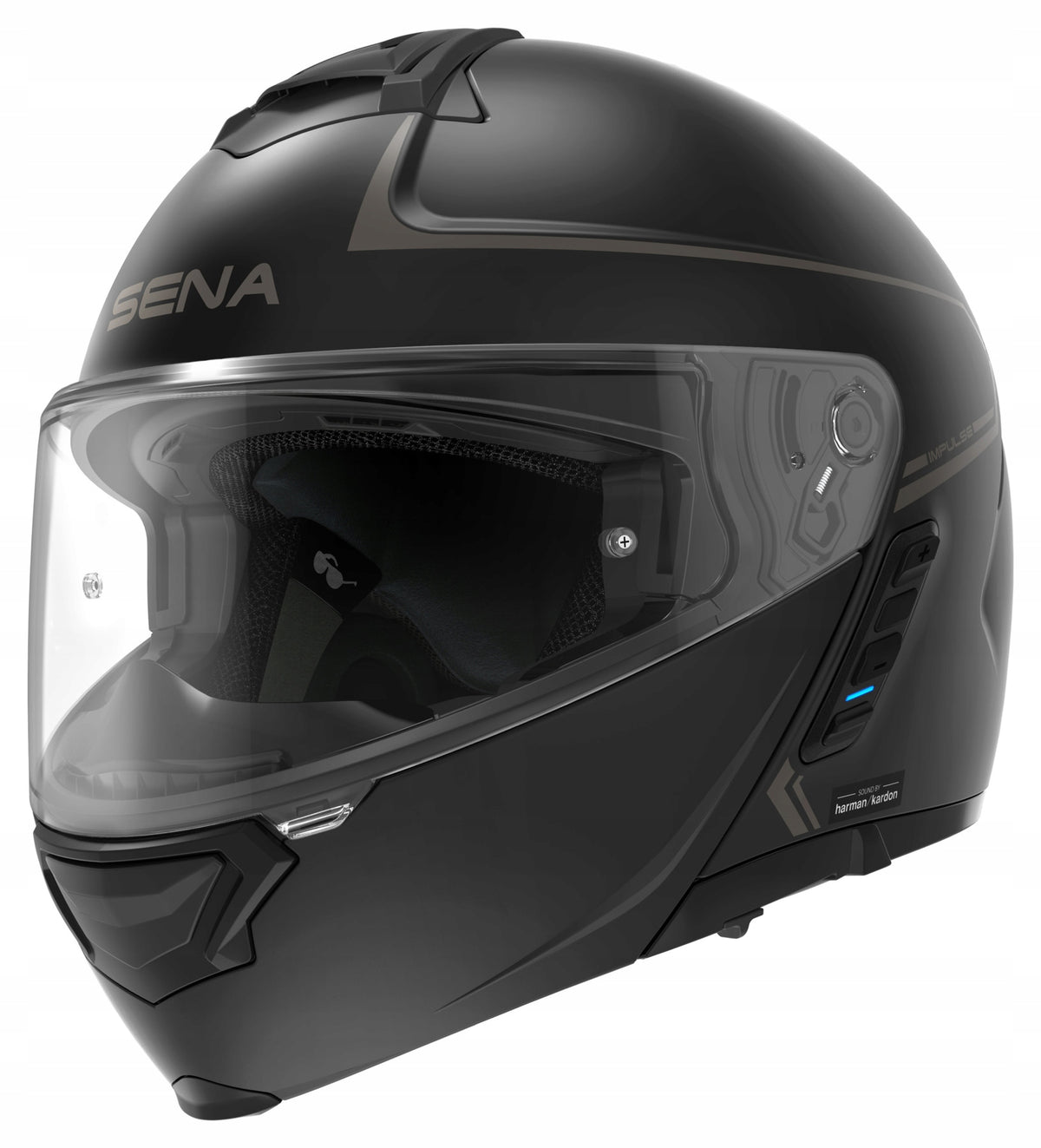 SENA IMPULSE Jaw Tourist Motorcycle Helmet For Chopper Crusier