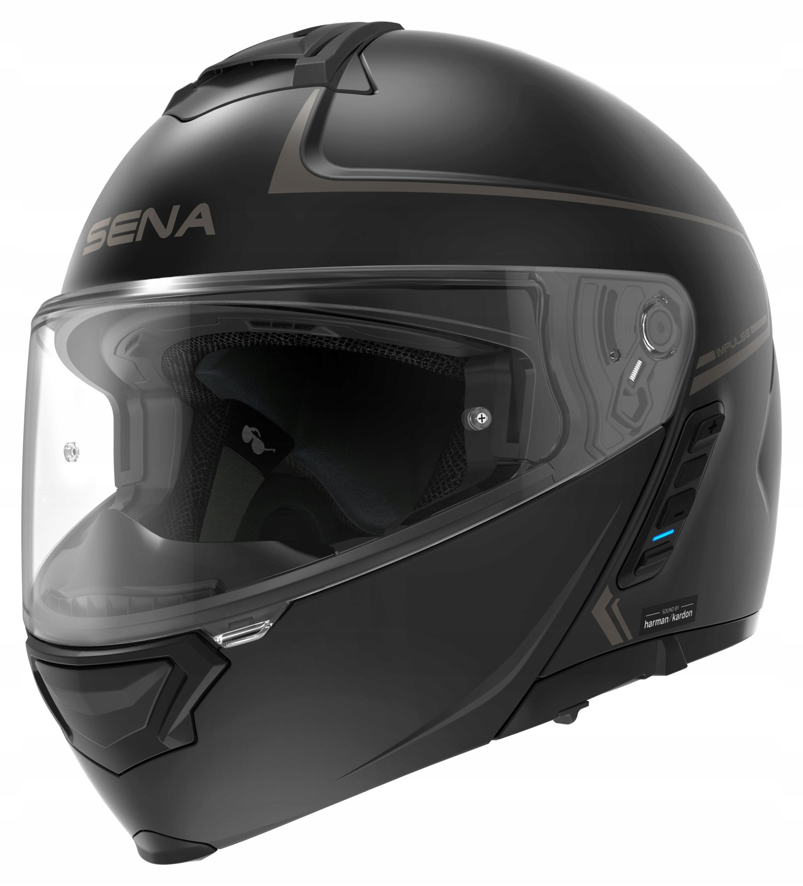 SENA IMPULSE Jaw Tourist Motorcycle Helmet For Chopper Crusier