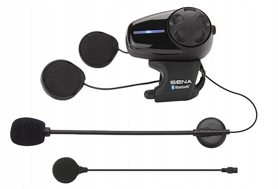 SENA MOTORCYCLE INTERCOM SMH10 BLUETOOTH 3.0 900M WITH MICROPHONE ON HEADBAND