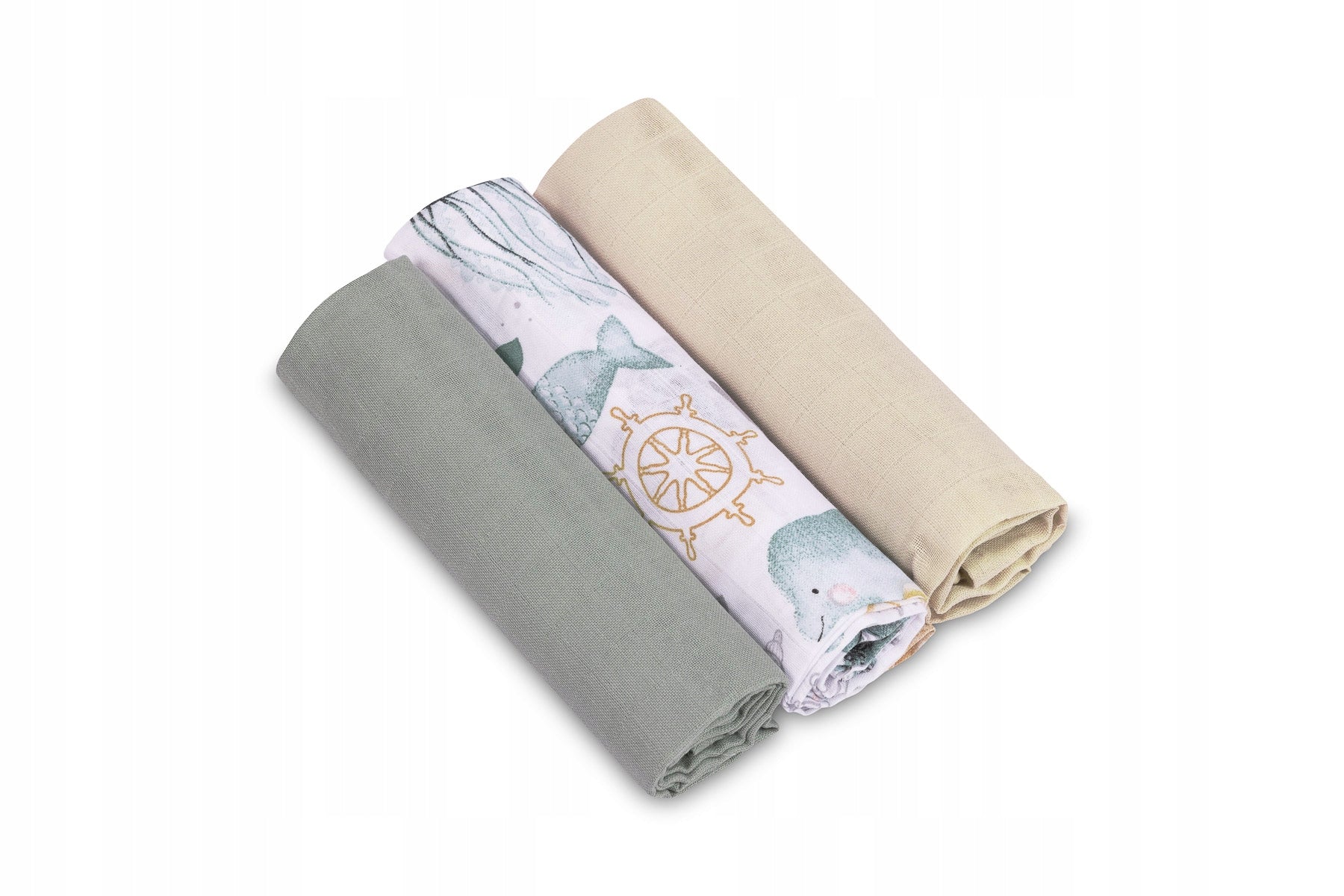 SENSILLO MUSLIN DIAPERS SET 60/80 cm COTTON Premium