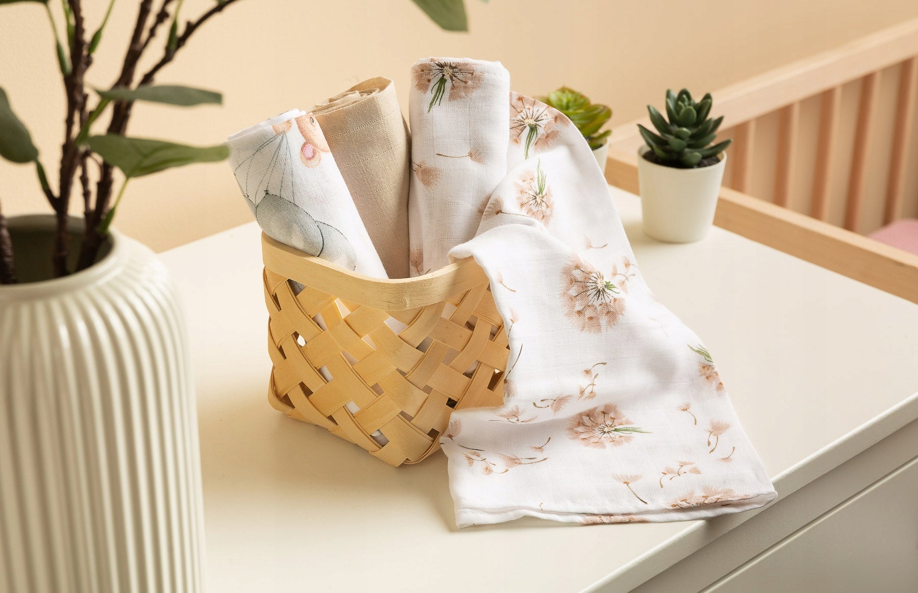 SENSILLO MUSLIN DIAPERS SET 70/80 cm COTTON Premium EAN (GTIN) 5903076370075