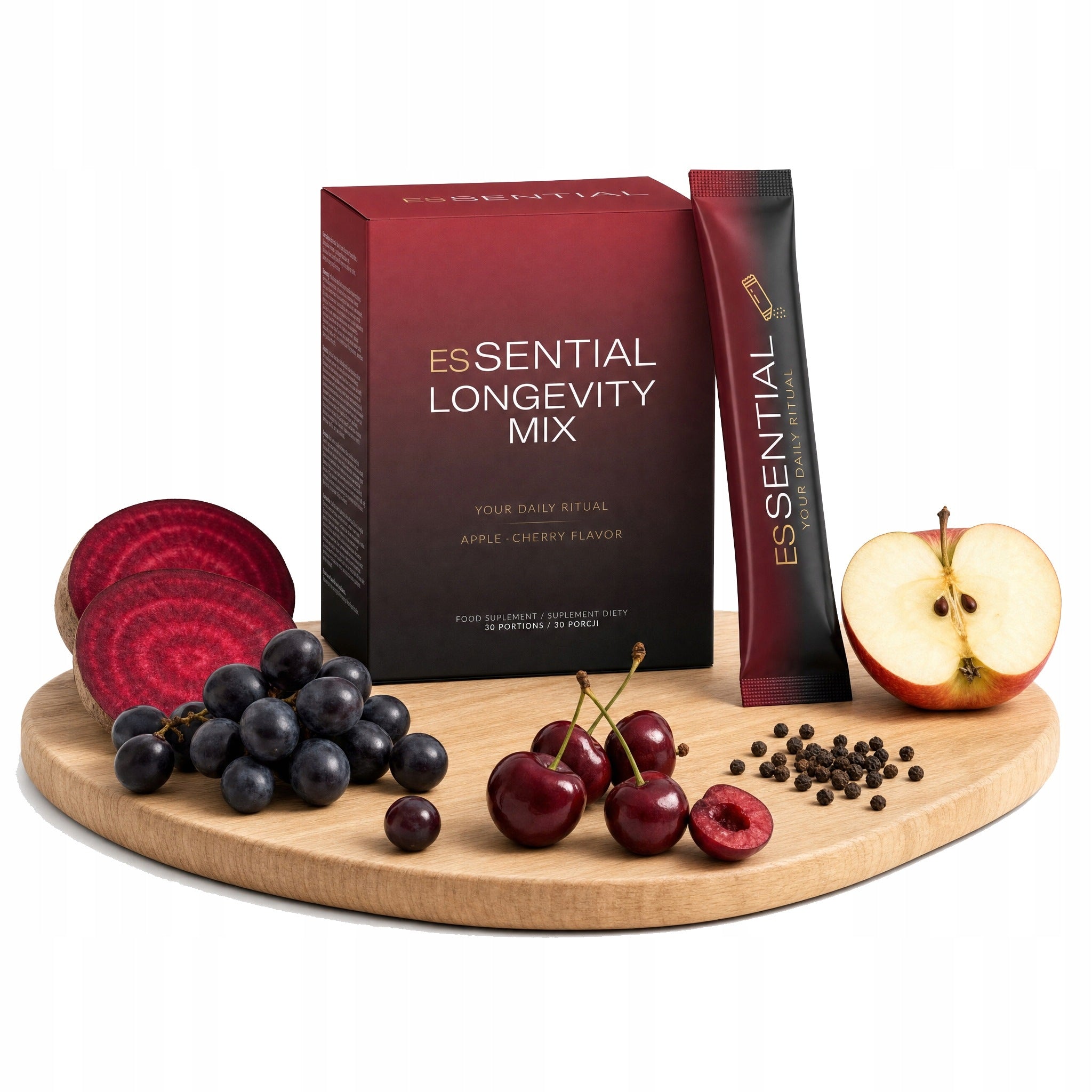 SENTIAL Longevity RESVERATROL Nicotinamide riboside GLYCINE NAD+ Vitamin B