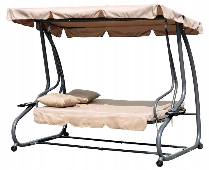 SERENA GARDEN SWING, 3-SEATER, FOLD-OUT 2IN1, MATTRESS, PILLOWS Manufacturer code Nowoczesne meble, I klasa, 13449