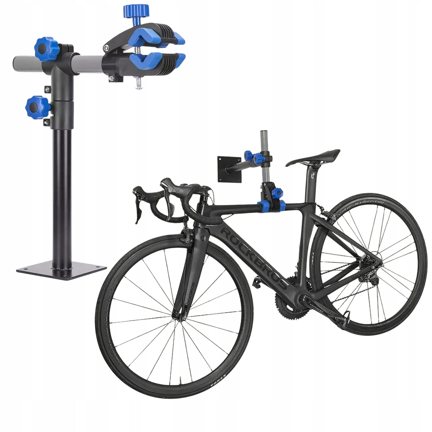 SERVICE BIKE RACK 20 KG MOUNTING TOP WALL STABLE BLACK ROCKBROS