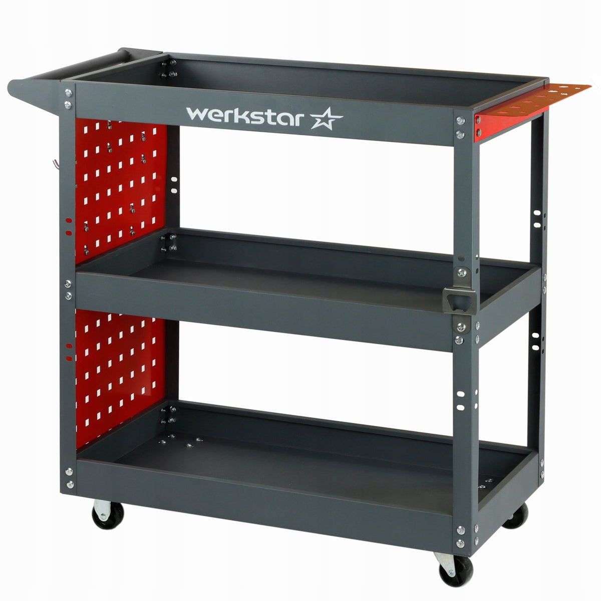 SERVICE TOOL TROLLEY WITH WALL 3 SHELVES Packaging status original
