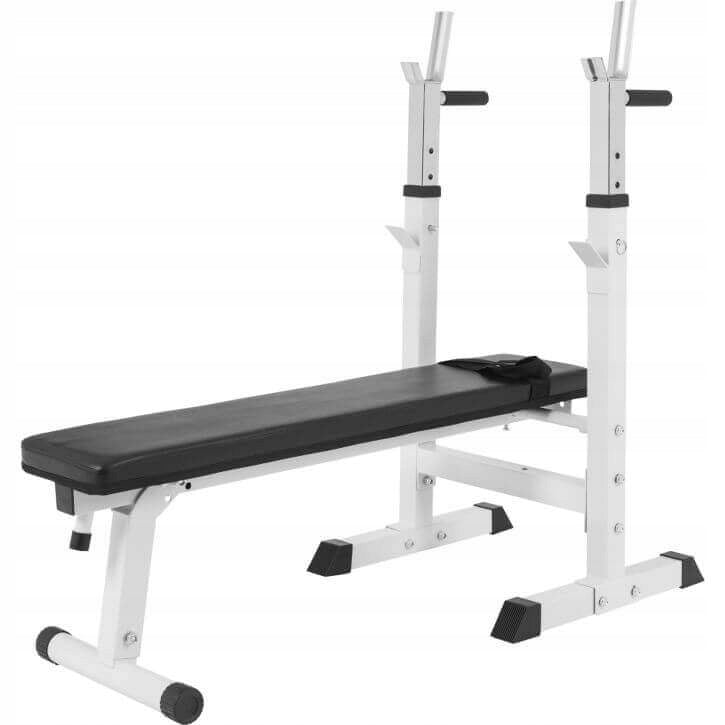 SET 100kg bench + barbell Bituminous loads Brand Gorilla Sports
