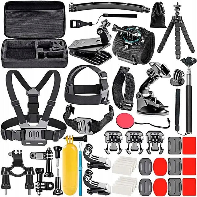 SET AKCESORIA FOR GOPRO 8 9 10 11 12 HANDLE HANDLES WATER ACCESSORIES SUSPENDERS