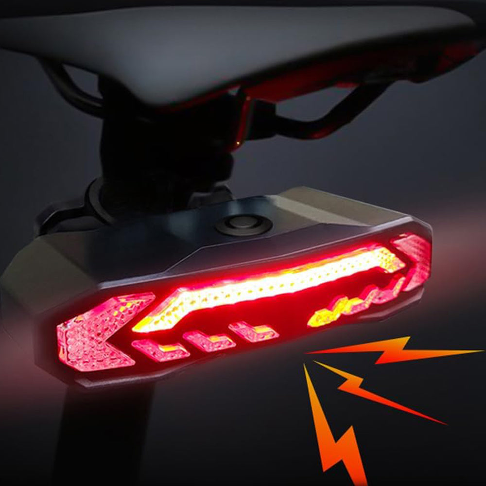 SET ALARM WIRELESS BIKE 110DB 3 TONS 7 SENSITIVITY AUTOMATIC Kind rear-facing