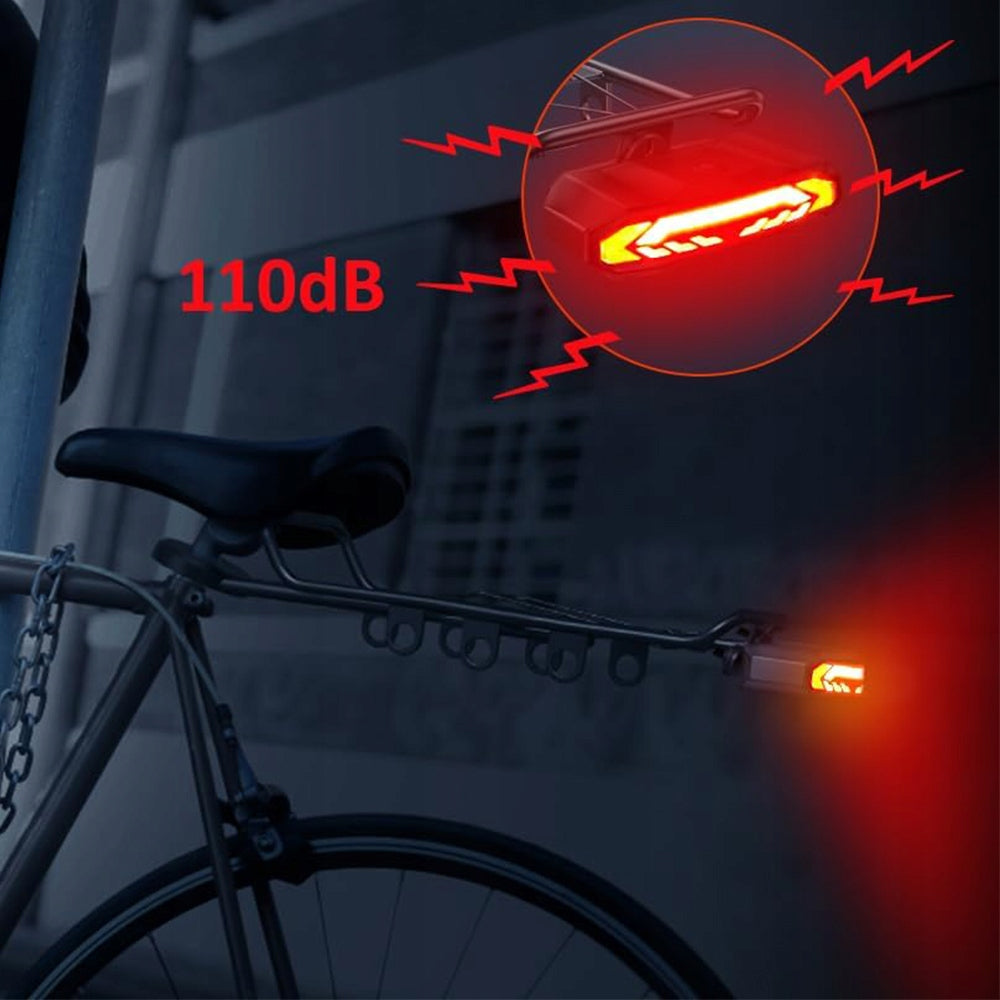 SET ALARM WIRELESS BIKE 110DB 3 TONS 7 SENSITIVITY AUTOMATIC Light source LED