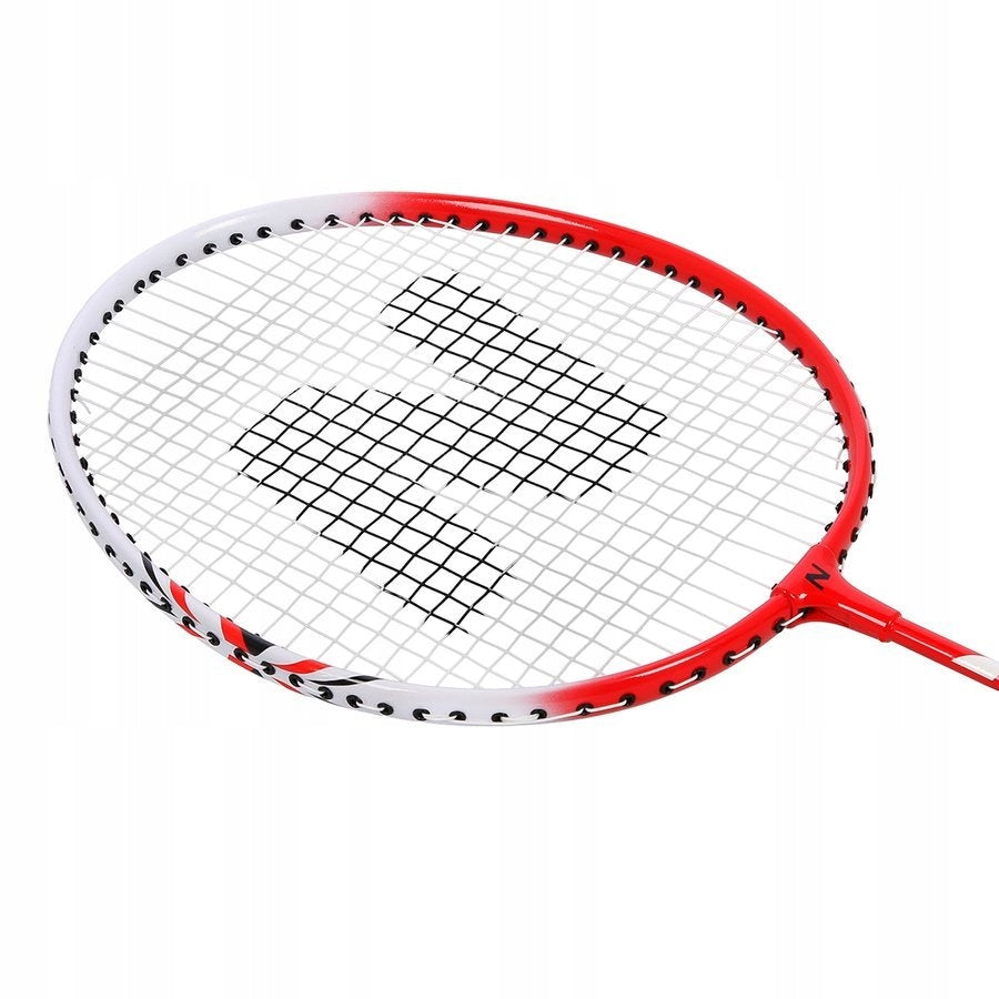 SET - BADMINTON PALETTES 2 x RACKETS BAG NILS Brand Nils