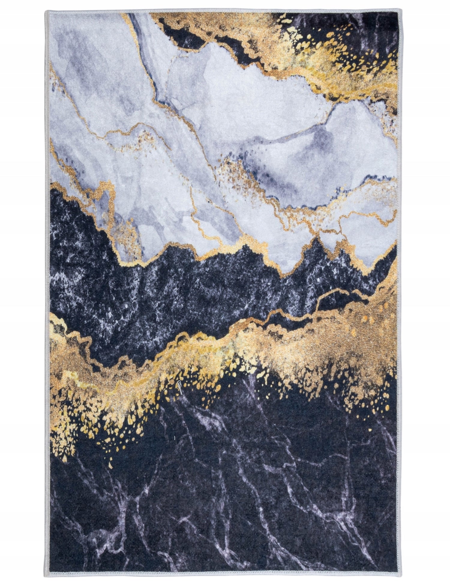 SET BATHROOM RUGS 2 PACK NON-SLIP FASHIONABLE MODERN DESIGN Length 80 cm