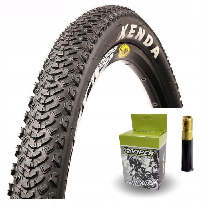 SET: Bicycle tyre 27,5x2,10 Kenda K1104 50Fifty + AV INNER TUBE UNIVERSAL