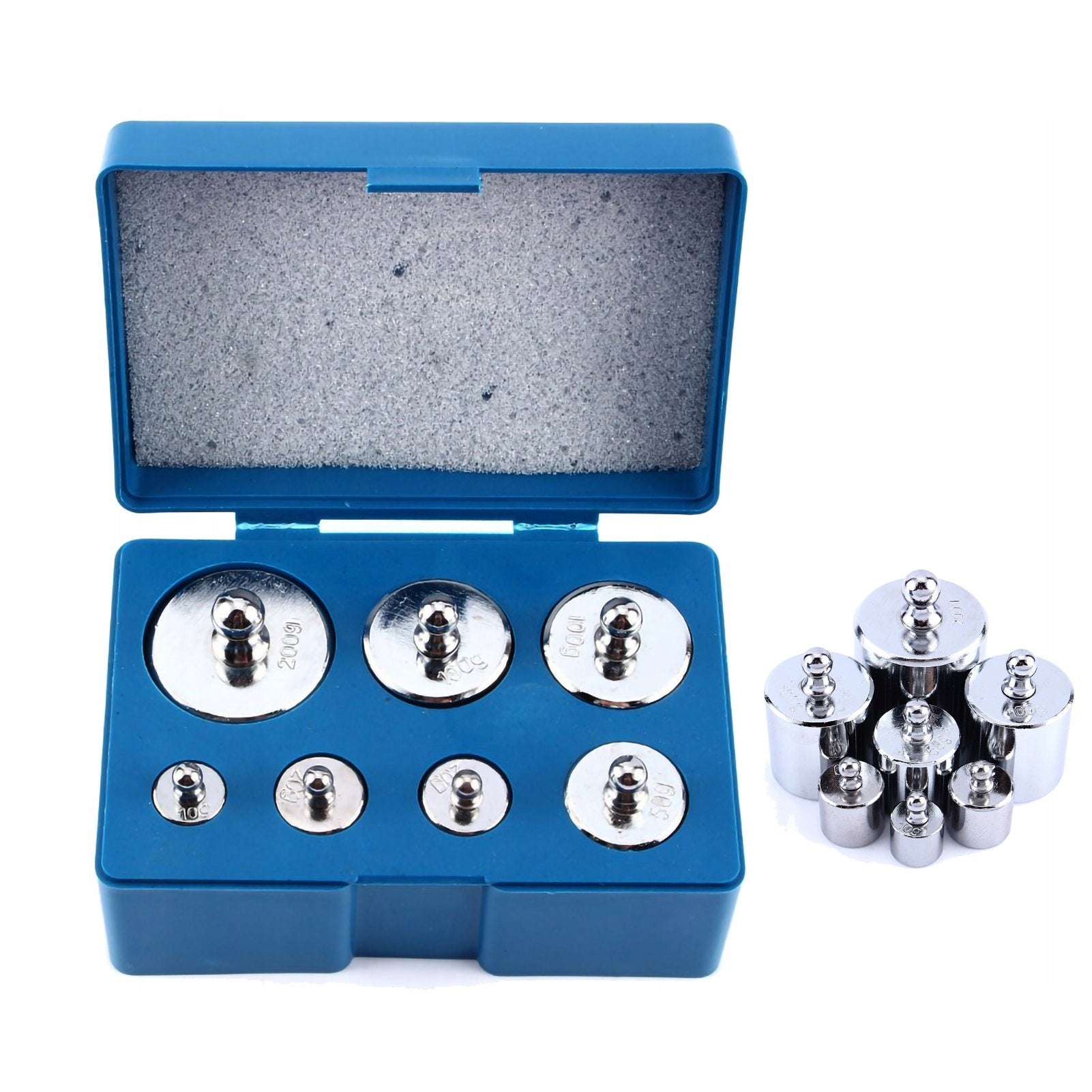 SET CALIBRATION WEIGHTS OF MASS STANDARDS 10g-200g