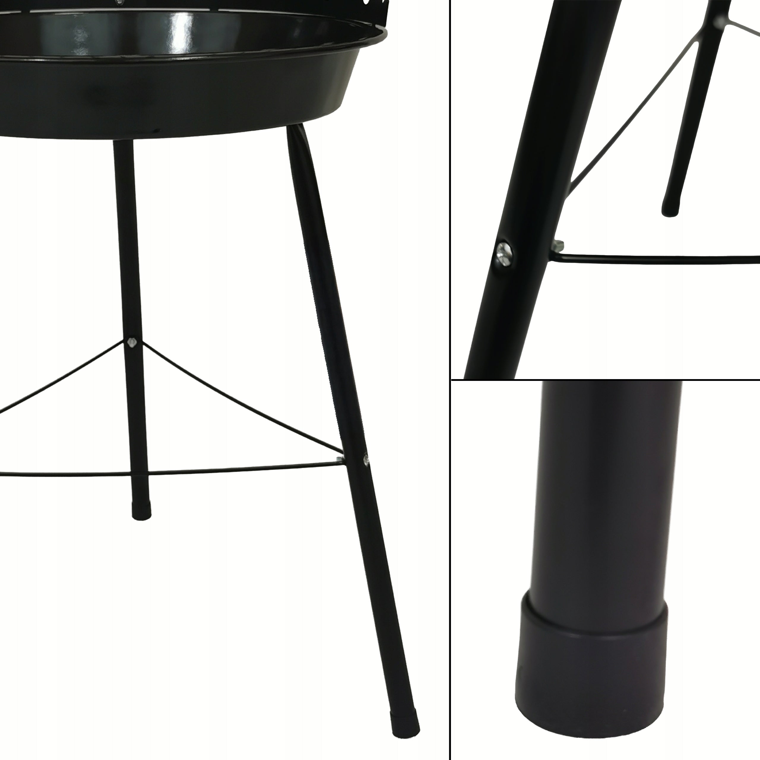 SET CHARCOAL GRILL ROUND TOURIST GRATE BBQ 1007 Grill width 38 cm