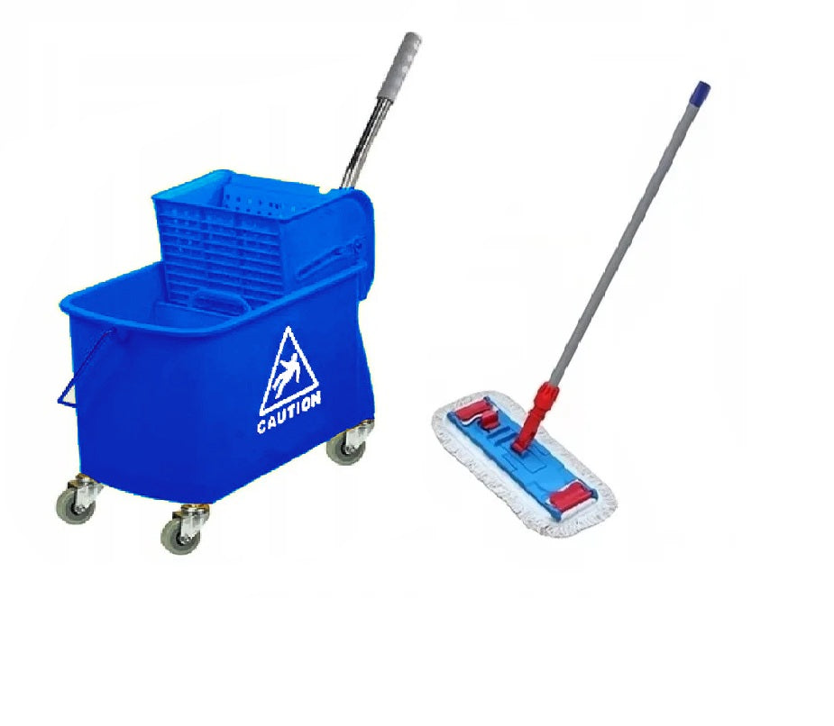 SET CLEANING TROLLEY 20l BLUE + MOP SPEEDY 50CM