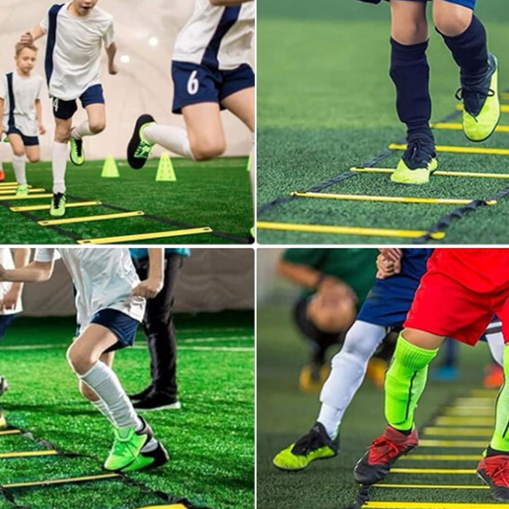 SET COORDINATION TRAINING LADDER FOR EXERCISES WITH CONES Kid's age 3+ years