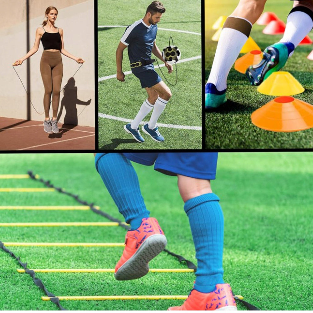 SET COORDINATION TRAINING LADDER FOR EXERCISES WITH CONES Manufacturer code ZESTAW PIŁKARSKI DRABINKA