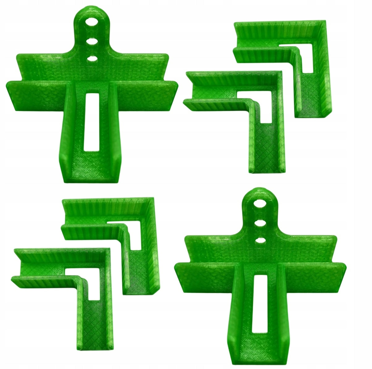 SET Carpentry handle 3 hand 4xL + 2xT for mounting plate 18mm Check