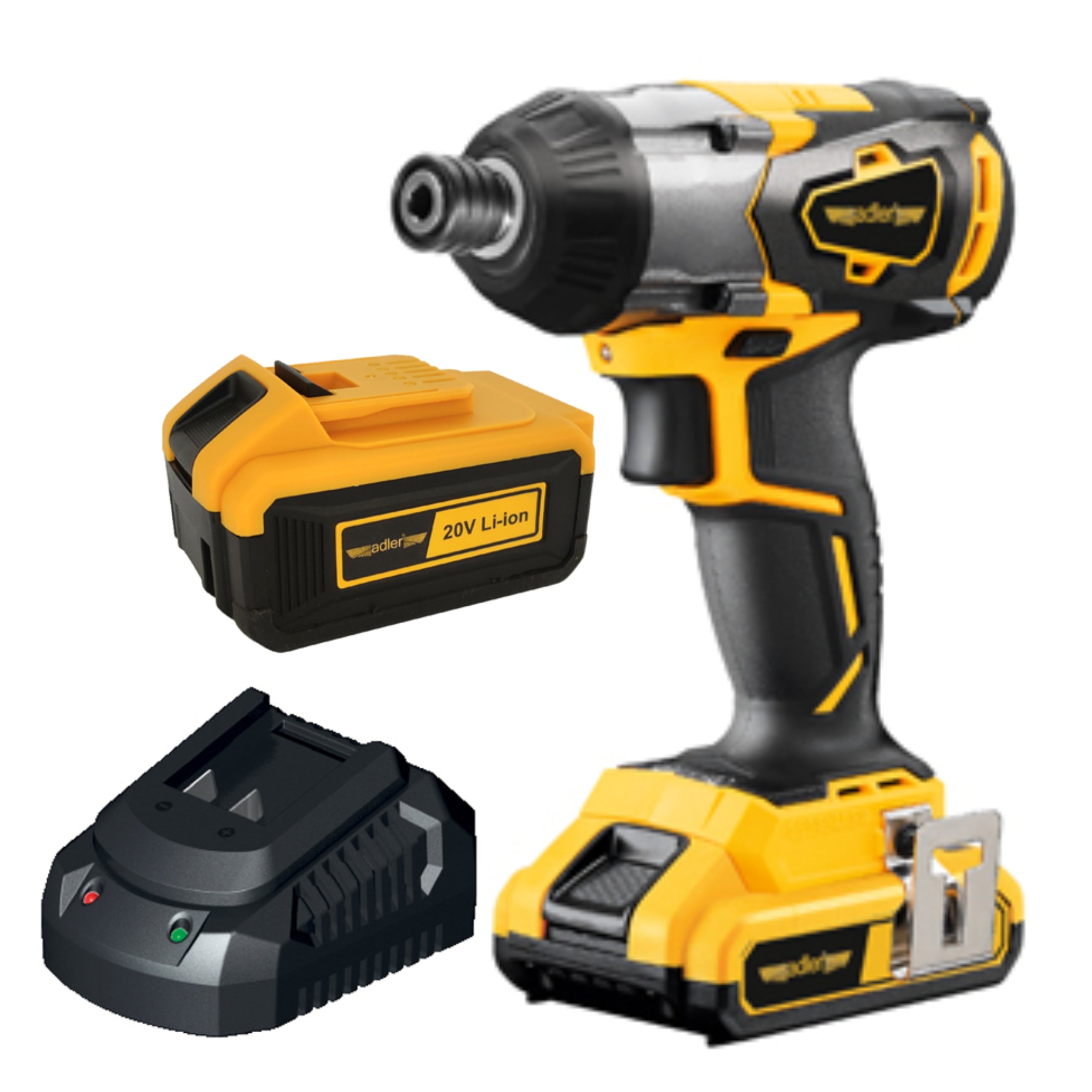 SET Cordless Impact Driver 280Nm ADLER AKU-280W/20V-2Ah