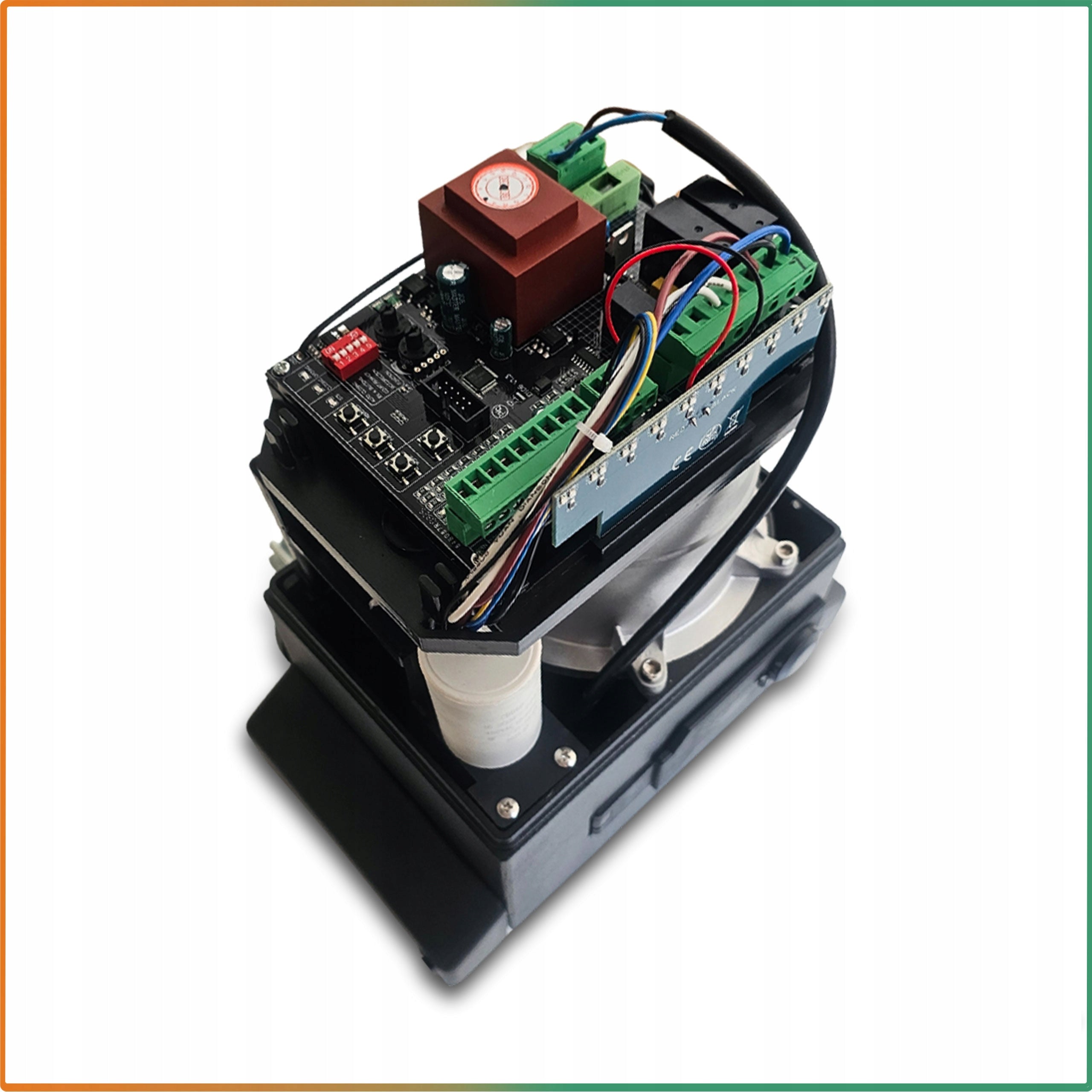 SET DRIVE FOR SLIDING GATE 800 kg 2 REMOTE CONTROLS WIFI strip TUYA actuator Supply voltage 220 V