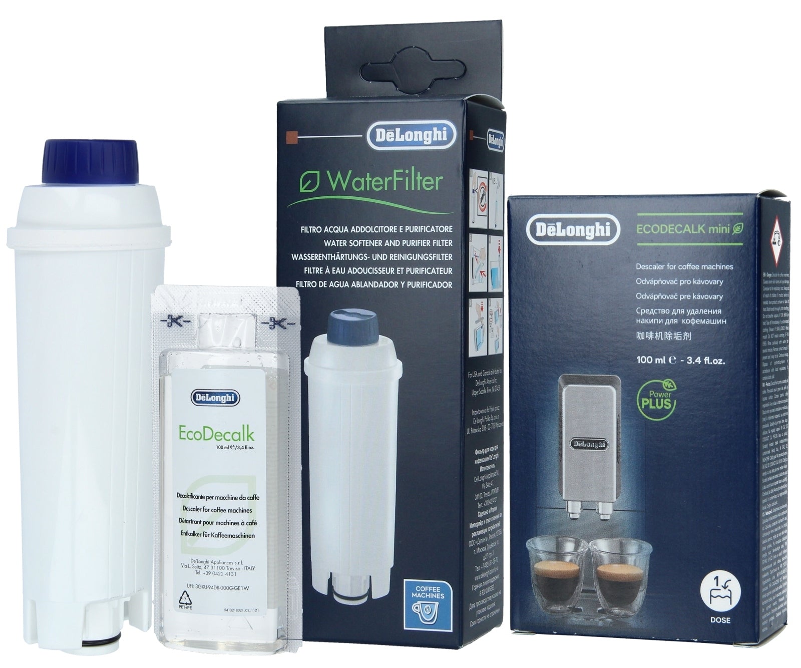SET: FILTER + DESCALER DeLonghi De Longhi
