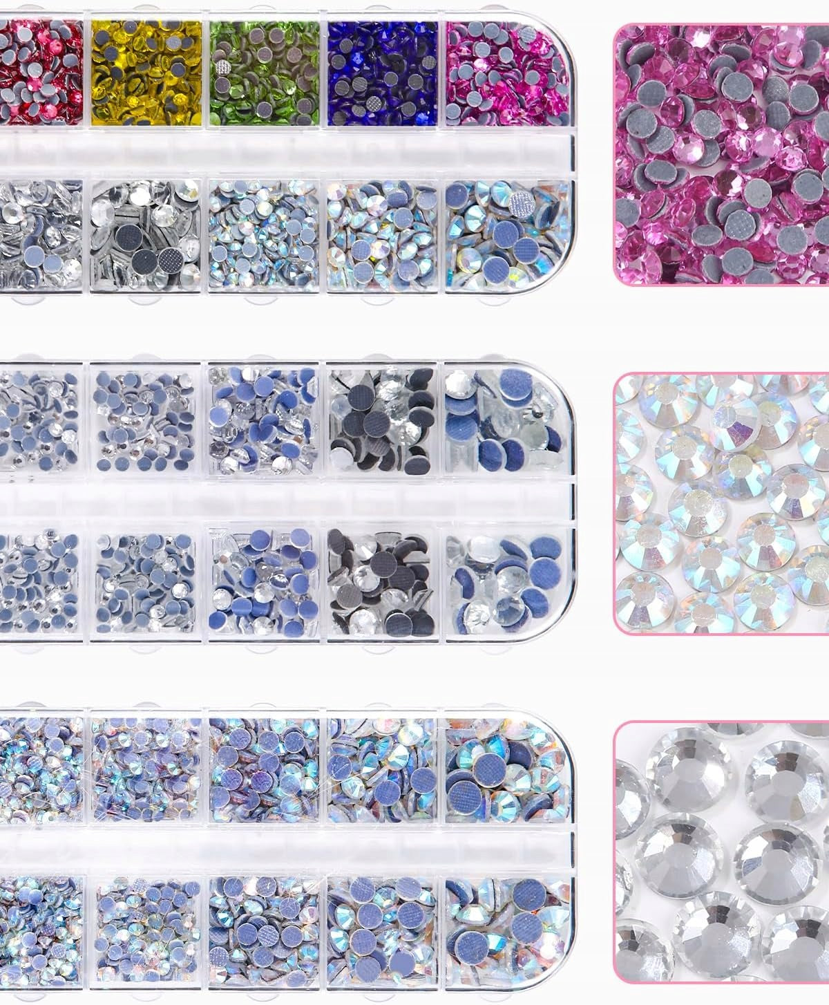 SET FOR GLUING DIAMOND CRYSTALS ON CLOTHES APPLICATOR 7 TIPS Brand no brand