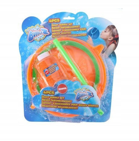 SET FOR LARGE SOAP BUBBLES 4 EL. 250 ML BUBBLEZ 3+ Kind hoops