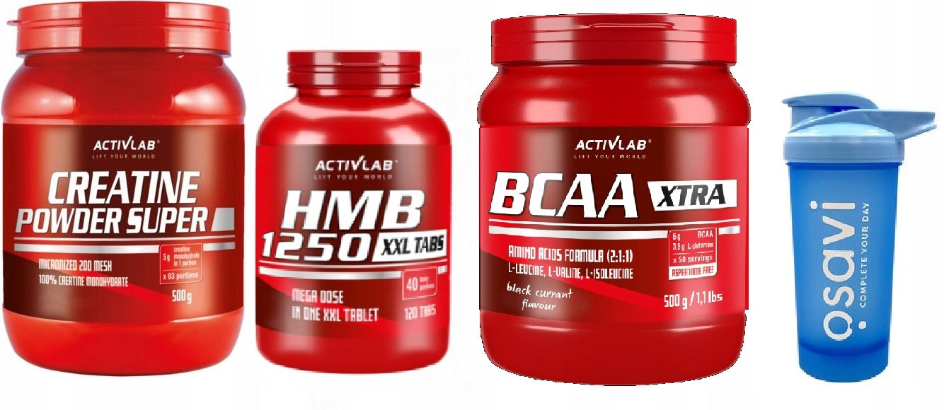 SET FOR MUSCLE GROWTH FAST SCULPTURE HMB CREATINE BCAA SHAKER GYM