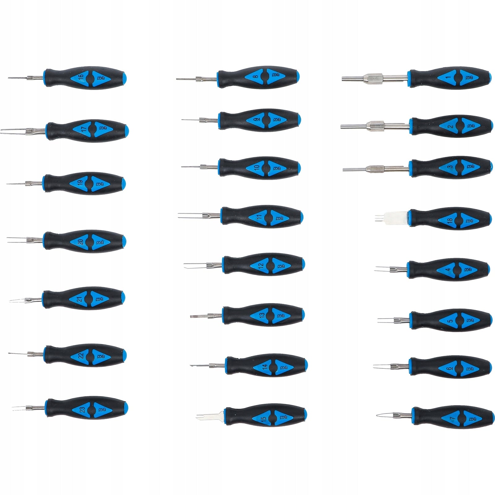 SET FOR REMOVING PINS OF ELECTRICAL CUBE FITTINGS 23 PCS Manufacturer code sldiwen