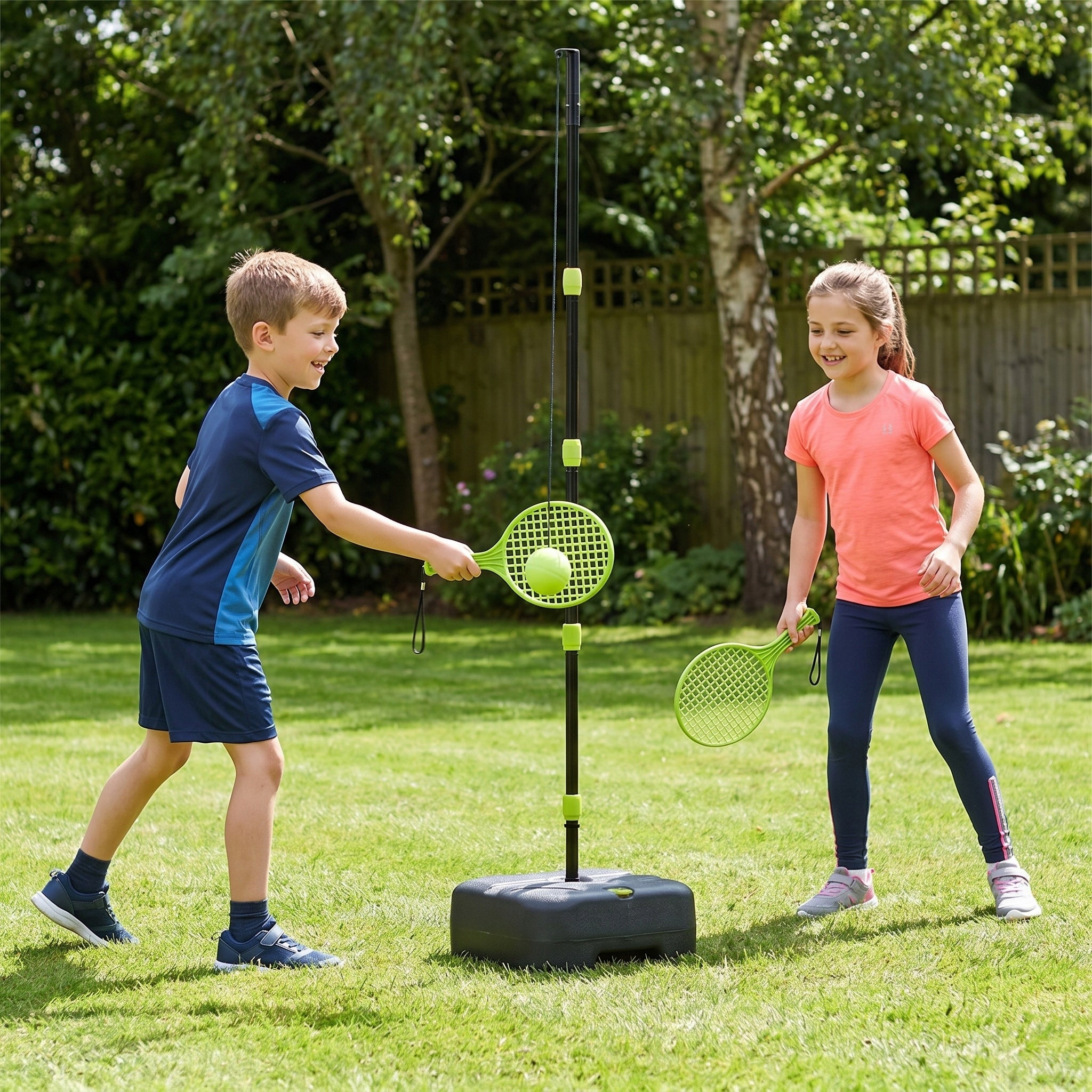 SET FOR SPEEDBALL TRUNBALL 2X RACKET AND BALL SPEEDBALL POST TENNIS Kind rocket pole racket set racket set with shuttlecock