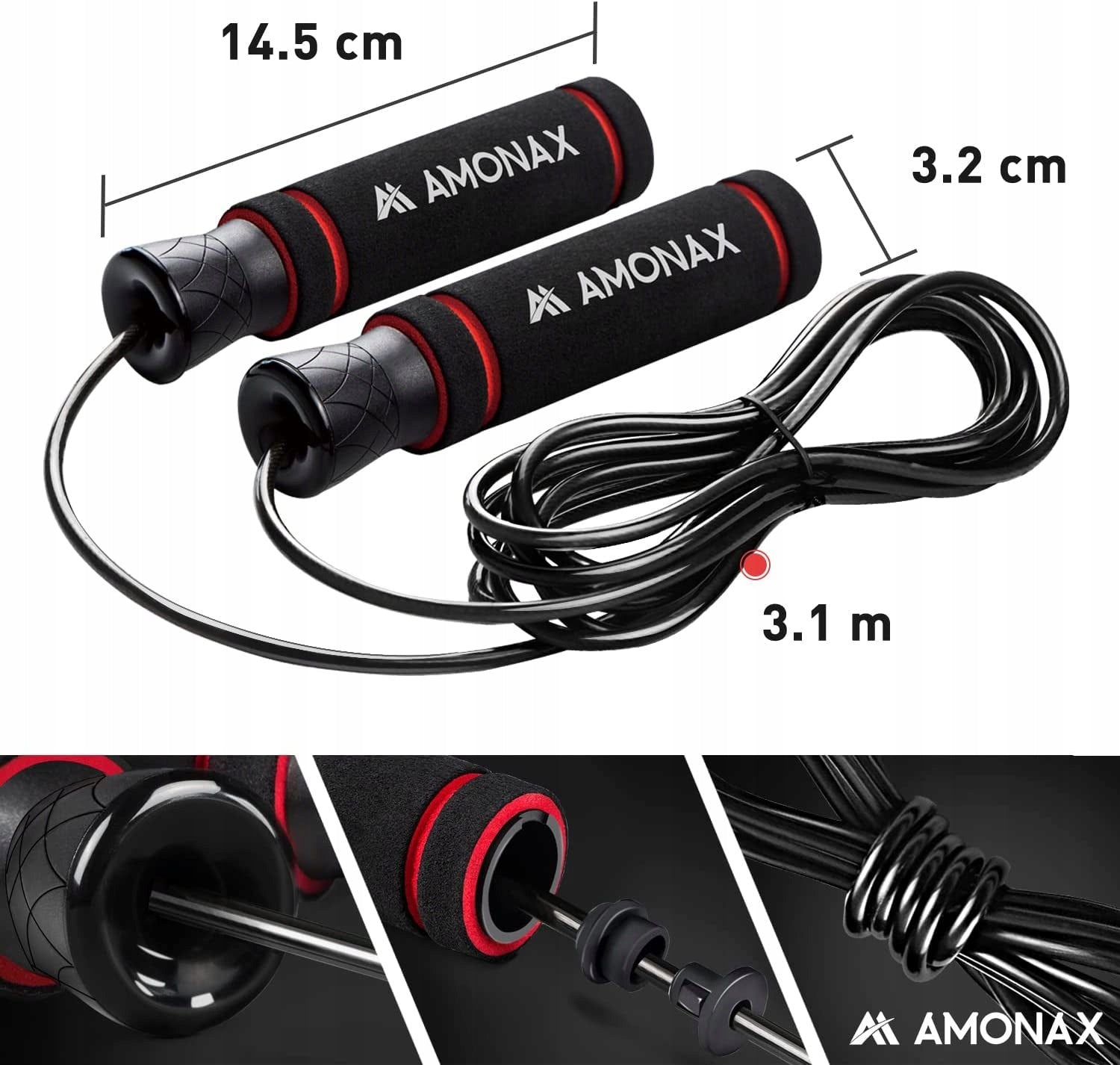 SET FOR TRAINING AT HOME FITNESS GYM EXERCISE CIRCLE HANDLES JUMP ROPE Packaging status original