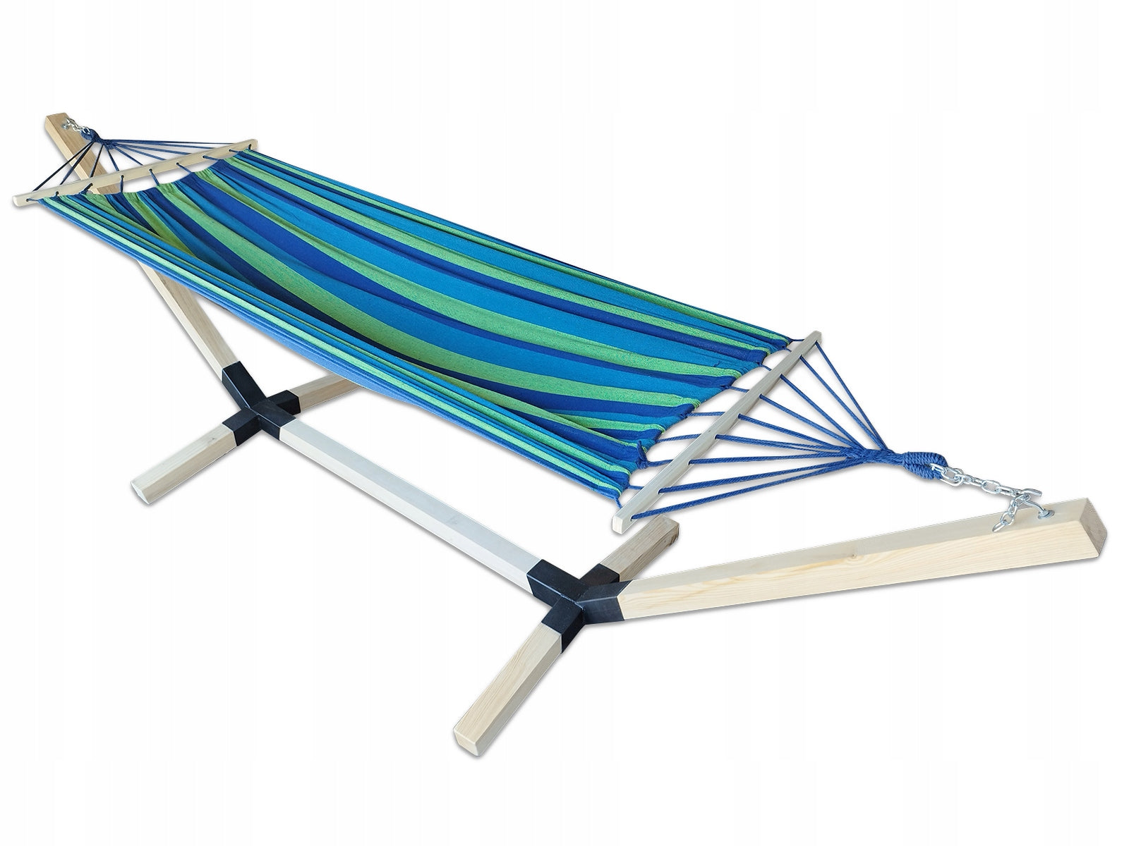 SET FRAME + DOUBLE HAMMOCK portable set - COMFORT ZONE up to 200 KG Packaging status original
