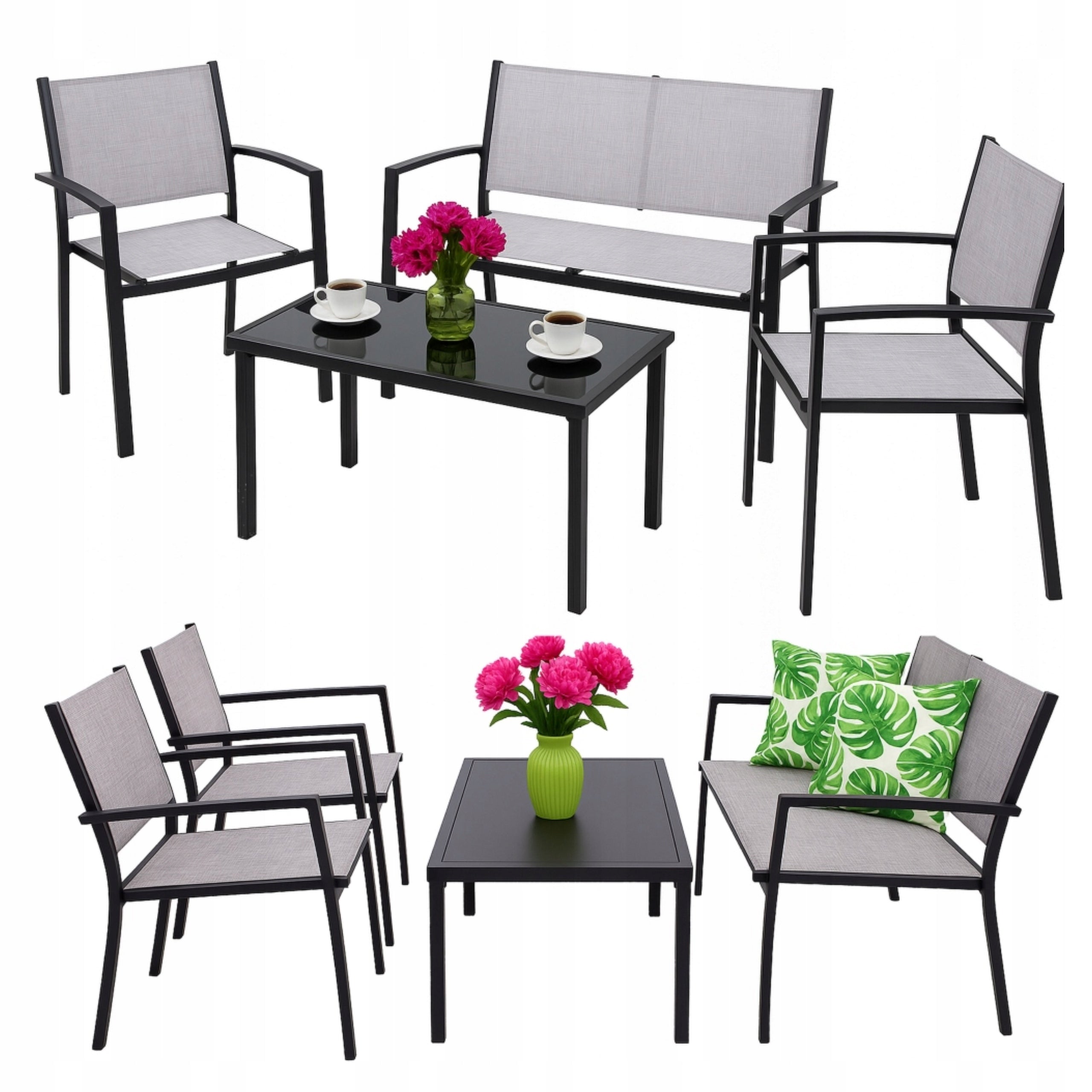 SET GARDEN FURNITURE set for terrace garden TABLE armchairs sofa