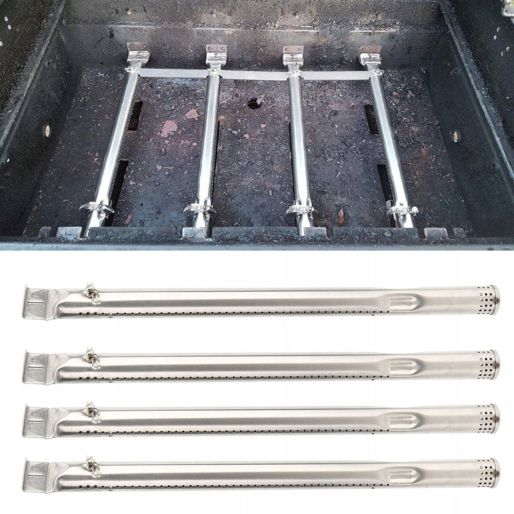 SET GAS GRILL PIPE BURNER FOR CHARBROIL GAS GRILL TUBES x4 Manufacturer no brand