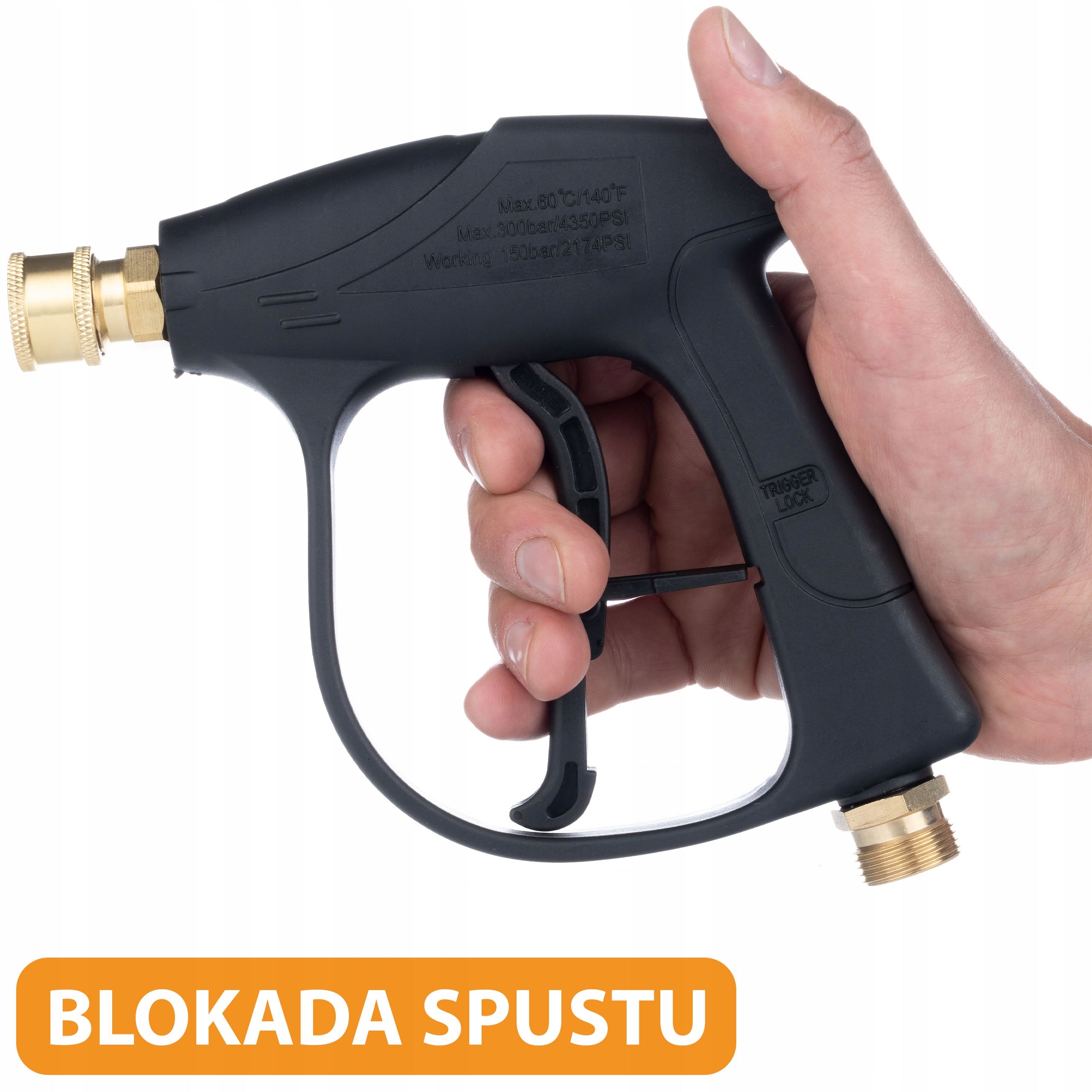 SET GUN FOR PRESSURE WASHER KARCHER 22MM 5X NOZZLE FOAMER 1L Manufacturer code ZESTAW-R9IE-RWCH