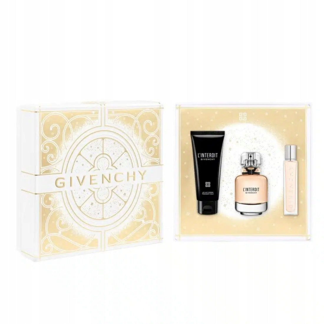SET Givenchy L’Interdit EDP 50 ml +12,5 ml EDP + Balm 75 ml original Packaging status original