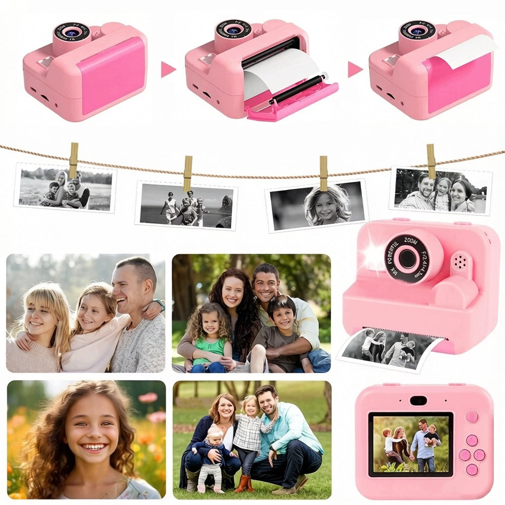 SET INSTANT DIGITAL CAMERA WITH THERMAL PRINTER FOR CHILDREN ROLLER Model 5D9688
