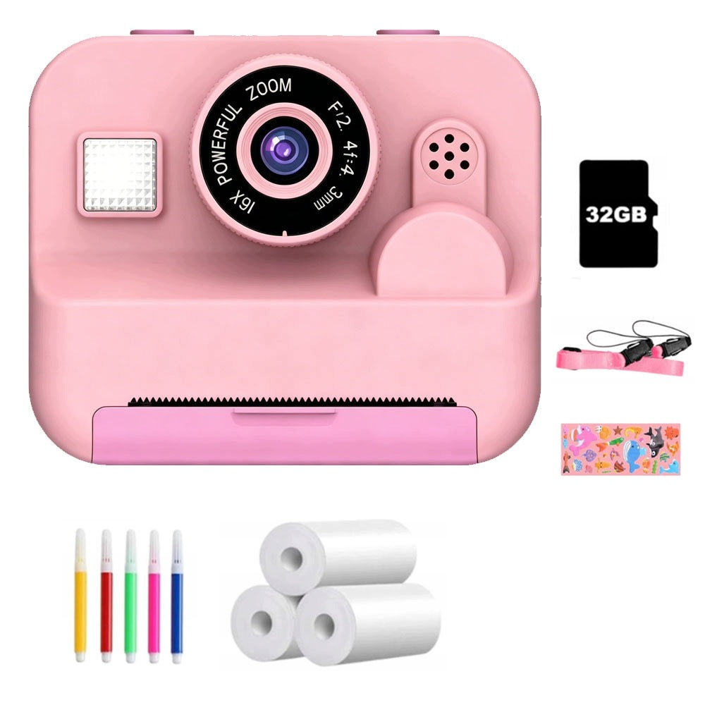 SET INSTANT DIGITAL CAMERA WITH THERMAL PRINTER FOR CHILDREN ROLLER