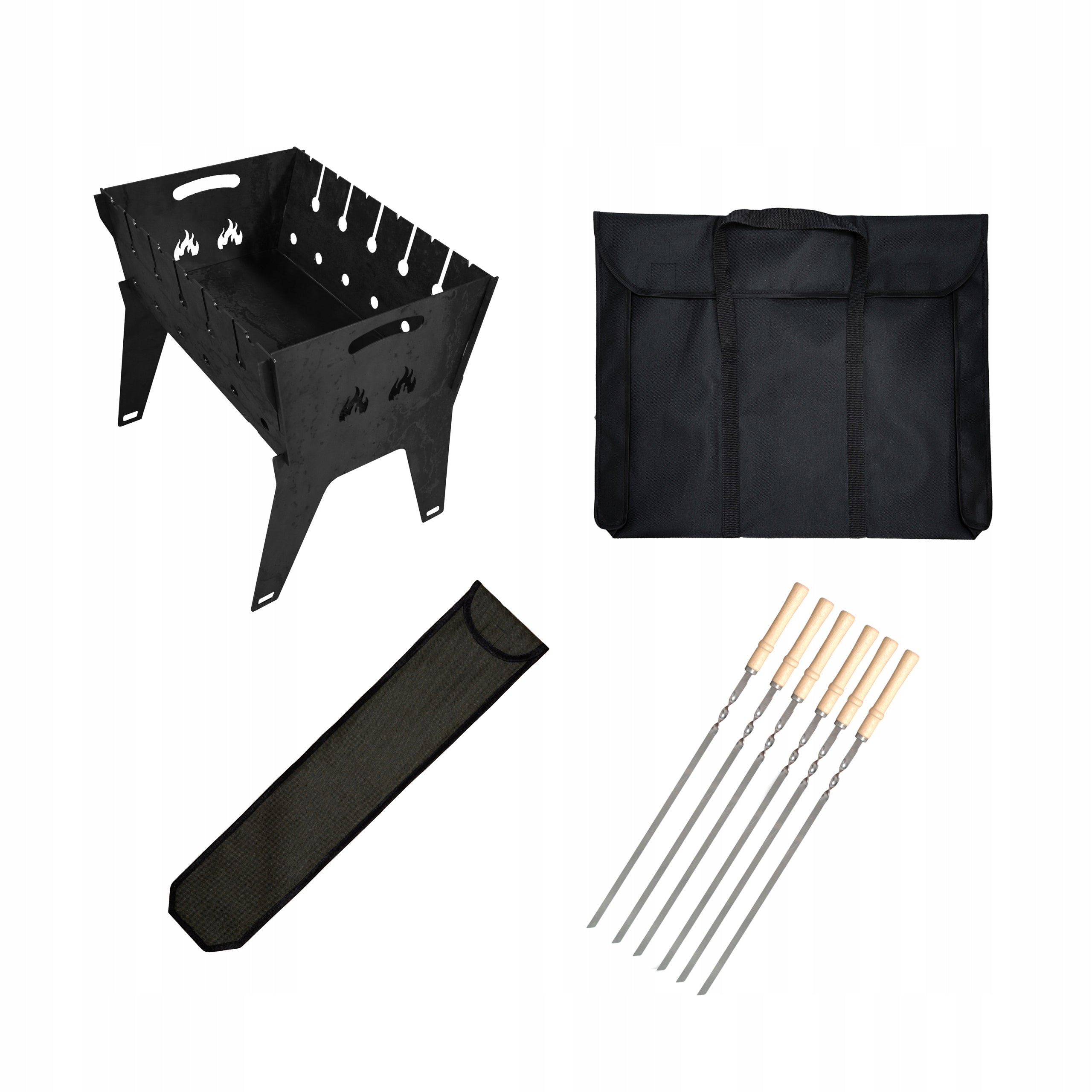 SET MANGAL "LIST" 2MM + CHAMPAGNE 6 PCS + COVERS L62K