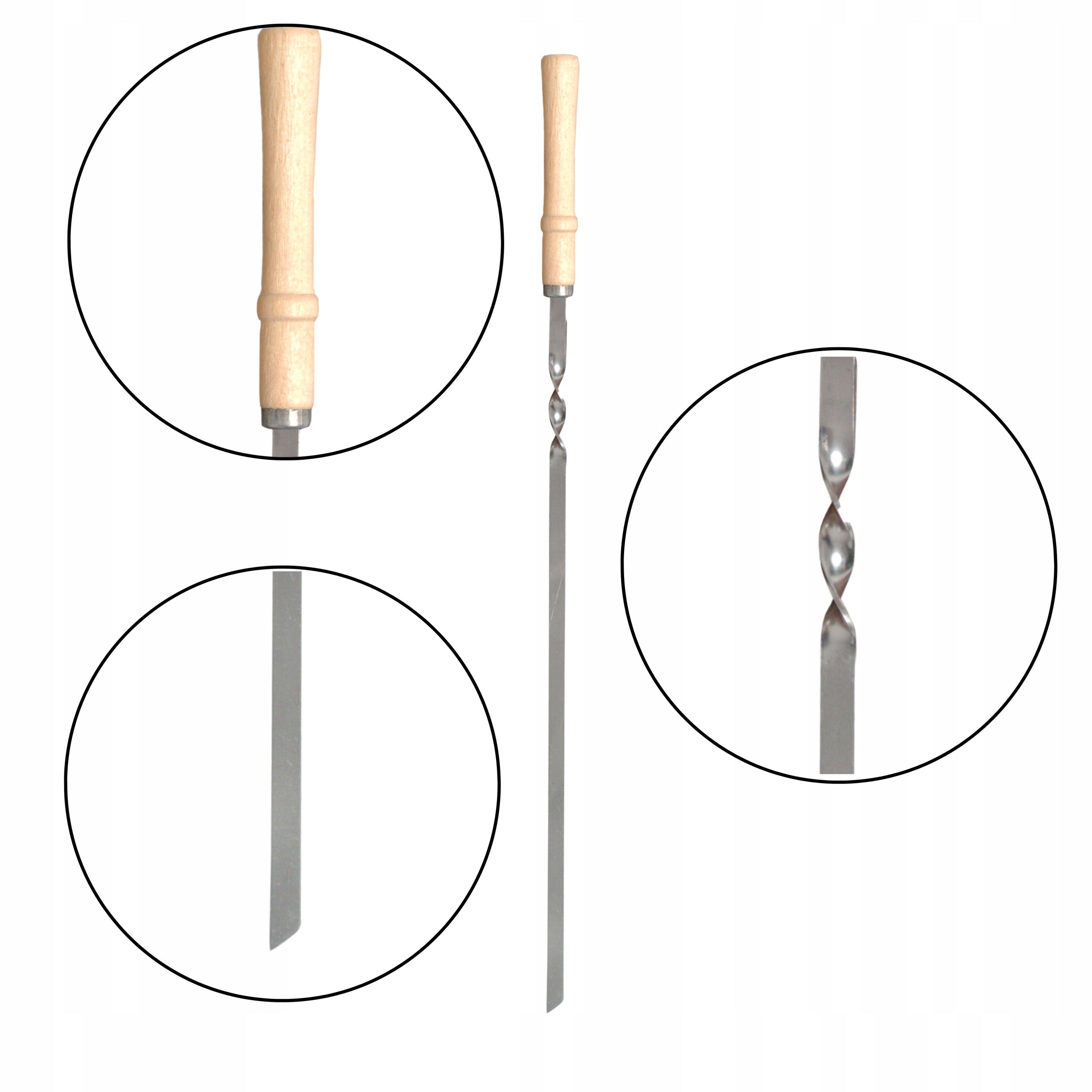 SET MANGAL "LIST" 3MM + CHAMPAGNE 6 PCS + COVERS L63K Grill depth 15 cm