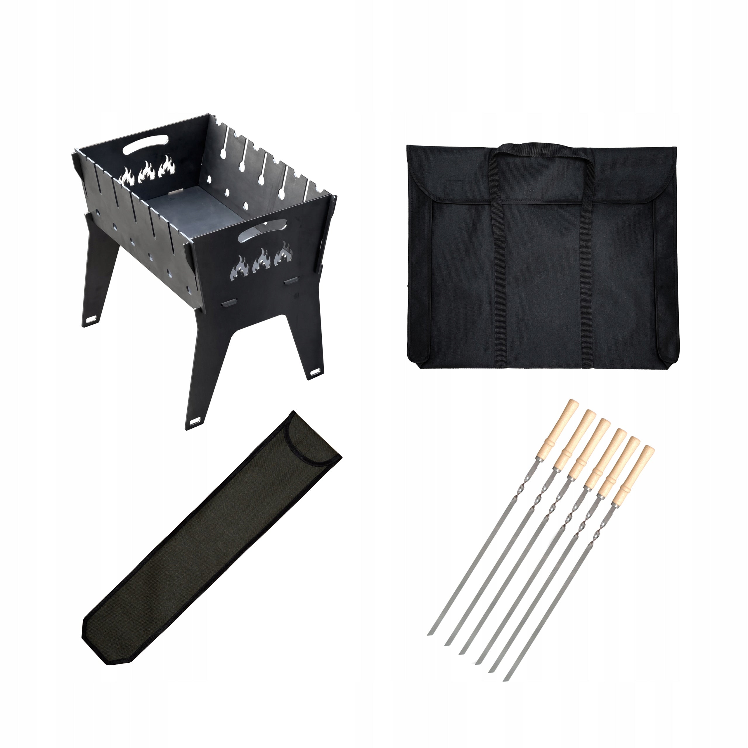 SET MANGAL "LIST" 3MM + CHAMPAGNE 6 PCS + COVERS L63K