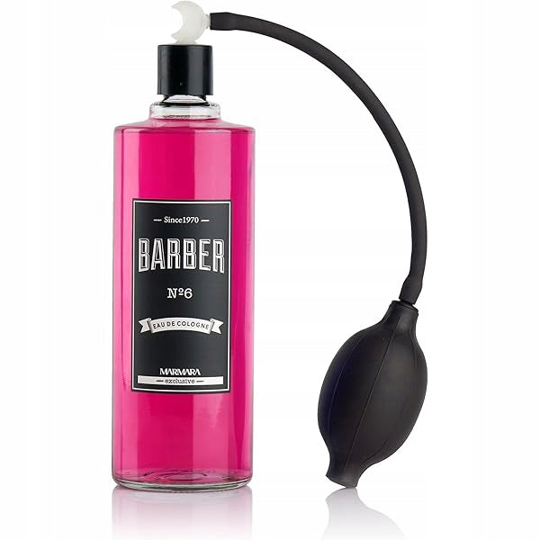 SET MARMARA BARBER N°6 Eau de Cologne 500ml and PUMP atomizer sprayer