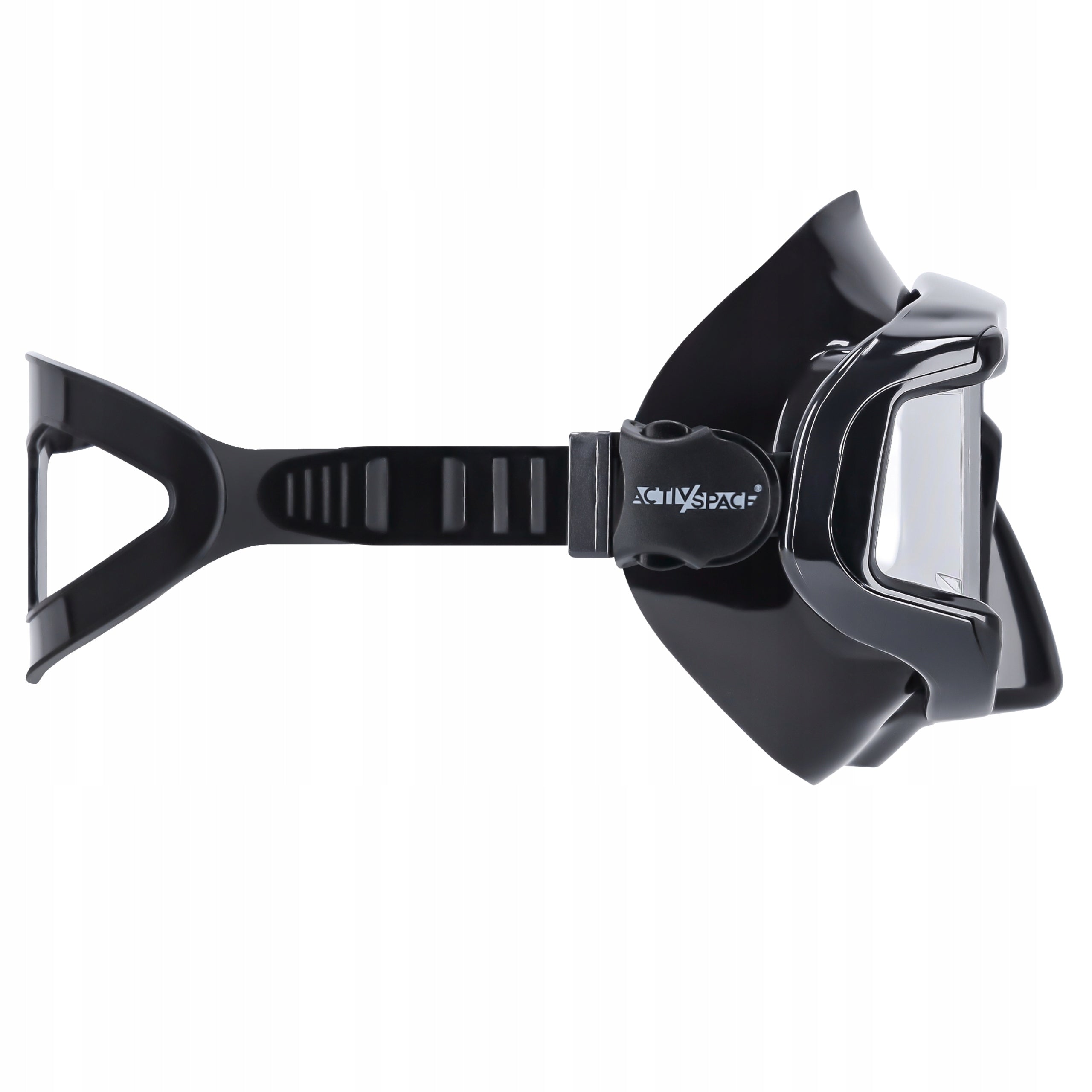 SET MASK AND SNORKEL GLASSES AND SNORKEL TUBE VIEW 180 Color black