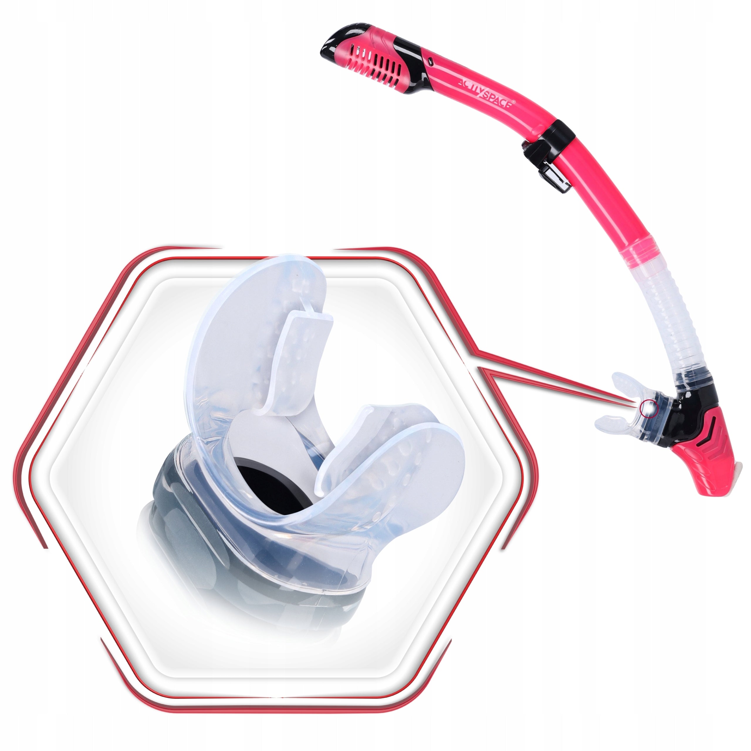 SET MASK AND SNORKEL GLASSES AND SNORKEL TUBE VIEW PRO Gender unisex product